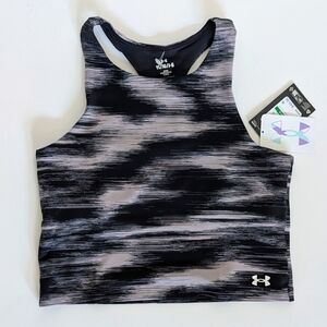 BNWT Under Armour Black and Gray Youth Active Tank Top YL
